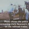 The Railroad Tracks where Chris's body was found